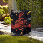 Watercolor Cancer Zodiac Sign Print House Flag