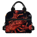 Watercolor Cancer Zodiac Sign Print Insulated Lunch Bag