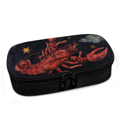 Watercolor Cancer Zodiac Sign Print Insulin Cooler Travel Case