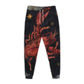 Watercolor Cancer Zodiac Sign Print Jogger Pants