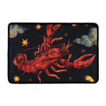 Watercolor Cancer Zodiac Sign Print Kitchen Mat