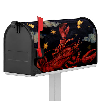Watercolor Cancer Zodiac Sign Print Mailbox Cover