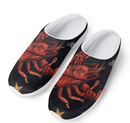 Watercolor Cancer Zodiac Sign Print Mesh Casual Shoes