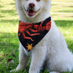 Watercolor Cancer Zodiac Sign Print Over The Collar Dog Bandana