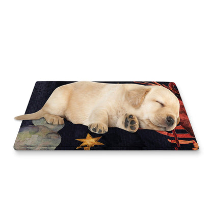 Watercolor Cancer Zodiac Sign Print Pet Cooling Mat Cover