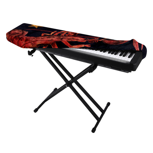 Watercolor Cancer Zodiac Sign Print Piano Keyboard Cover