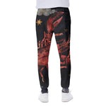 Watercolor Cancer Zodiac Sign Print Scuba Joggers