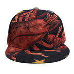 Watercolor Cancer Zodiac Sign Print Snapback Cap