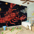 Watercolor Cancer Zodiac Sign Print Wall Sticker