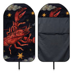 Watercolor Cancer Zodiac Sign Print Waterproof Car Seat Cover