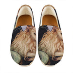 Watercolor Capricorn Zodiac Sign Print Casual Shoes