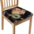 Watercolor Capricorn Zodiac Sign Print Chair Cushion Cover