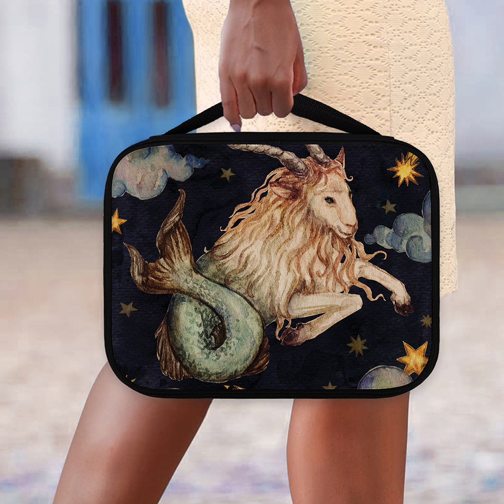 Watercolor Capricorn Zodiac Sign Print Classic Bible Case