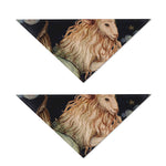 Watercolor Capricorn Zodiac Sign Print Dog Bandana