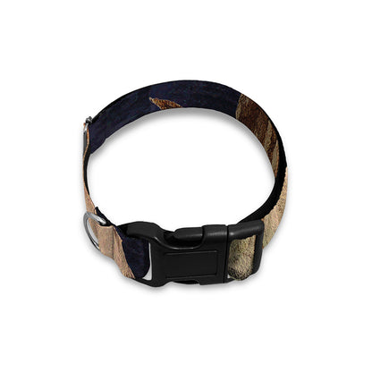 Watercolor Capricorn Zodiac Sign Print Dog Collar