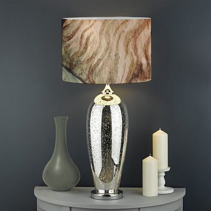 Watercolor Capricorn Zodiac Sign Print Drum Lamp Shade