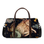 Watercolor Capricorn Zodiac Sign Print Duffle Bag