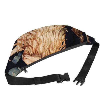 Watercolor Capricorn Zodiac Sign Print Fanny Pack