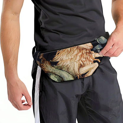 Watercolor Capricorn Zodiac Sign Print Fanny Pack