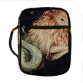 Watercolor Capricorn Zodiac Sign Print Front Pocket Bible Bag