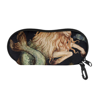 Watercolor Capricorn Zodiac Sign Print Glasses Case