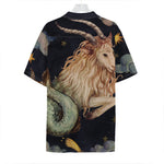 Watercolor Capricorn Zodiac Sign Print Hawaiian Shirt