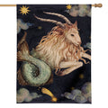 Watercolor Capricorn Zodiac Sign Print House Flag