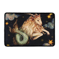 Watercolor Capricorn Zodiac Sign Print Kitchen Mat