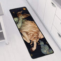 Watercolor Capricorn Zodiac Sign Print Long Kitchen Mat