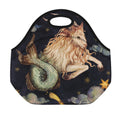 Watercolor Capricorn Zodiac Sign Print Neoprene Lunch Bag