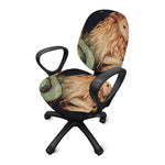 Watercolor Capricorn Zodiac Sign Print Office Chair Cover