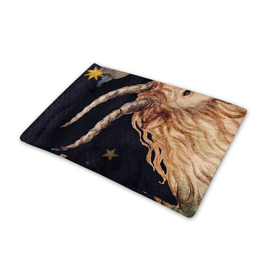 Watercolor Capricorn Zodiac Sign Print Pet Cooling Mat Cover