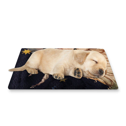 Watercolor Capricorn Zodiac Sign Print Pet Cooling Mat Cover