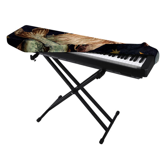 Watercolor Capricorn Zodiac Sign Print Piano Keyboard Cover