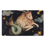Watercolor Capricorn Zodiac Sign Print Polyester Doormat