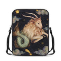 Watercolor Capricorn Zodiac Sign Print Rectangular Crossbody Bag