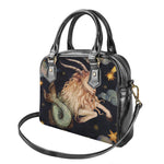 Watercolor Capricorn Zodiac Sign Print Shoulder Handbag