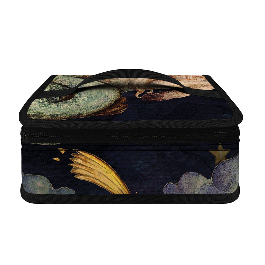 Watercolor Capricorn Zodiac Sign Print Small Lunch Bag