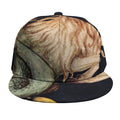 Watercolor Capricorn Zodiac Sign Print Snapback Cap