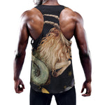 Watercolor Capricorn Zodiac Sign Print Training Tank Top