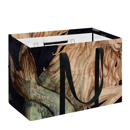 Watercolor Capricorn Zodiac Sign Print Utility Tote Bag