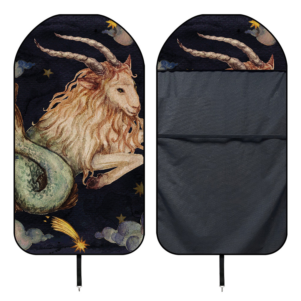 Watercolor Capricorn Zodiac Sign Print Waterproof Car Seat Cover