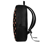 Watercolor Carnation Pattern Print 17 Inch Backpack