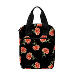 Watercolor Carnation Pattern Print Bible Tote Bag