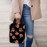 Watercolor Carnation Pattern Print Bible Tote Bag