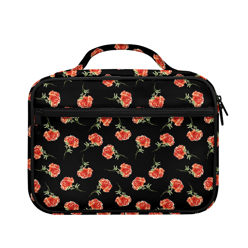 Watercolor Carnation Pattern Print Briefcase Bible Bag