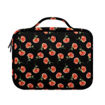 Watercolor Carnation Pattern Print Briefcase Bible Bag