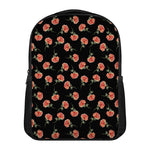 Watercolor Carnation Pattern Print Casual Backpack