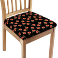 Watercolor Carnation Pattern Print Chair Cushion Cover