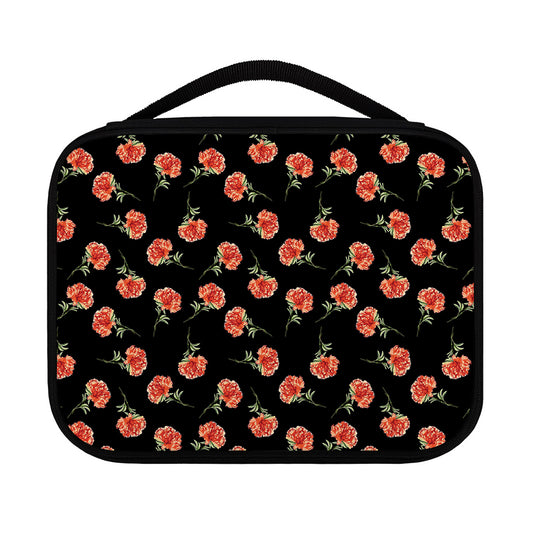Watercolor Carnation Pattern Print Classic Bible Case